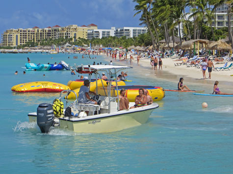 Beach Activities at Palm Beach, Aruba