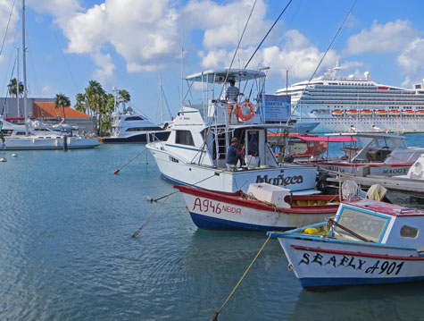 Chartered Fishing Boat, Aruba