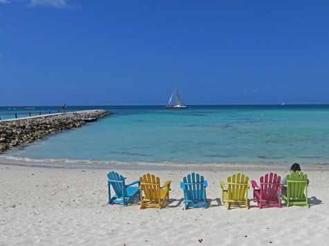 Sailing on the Island of Aruba
